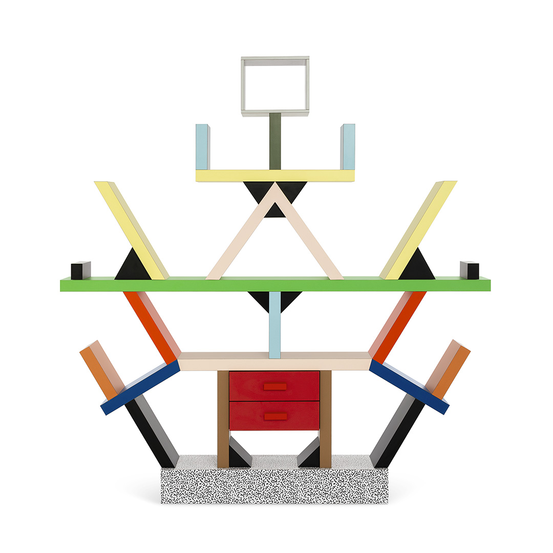 Memphis Carlton Bookcase by Ettore Sottsass