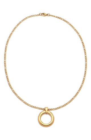 Serena Circle Pendant Necklace