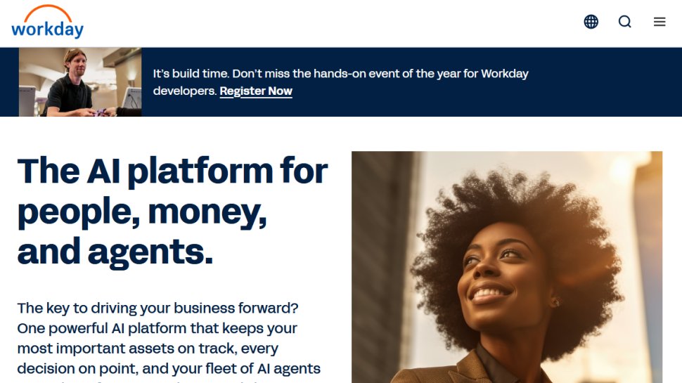 Workday website screenshot (May 2025).