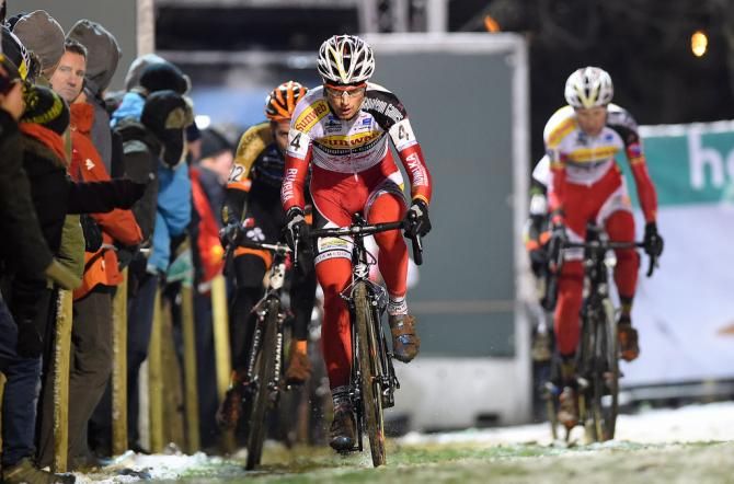 Kevin Pauwels (Sunweb - Napoleon Games Cycling Team) leads the chasers