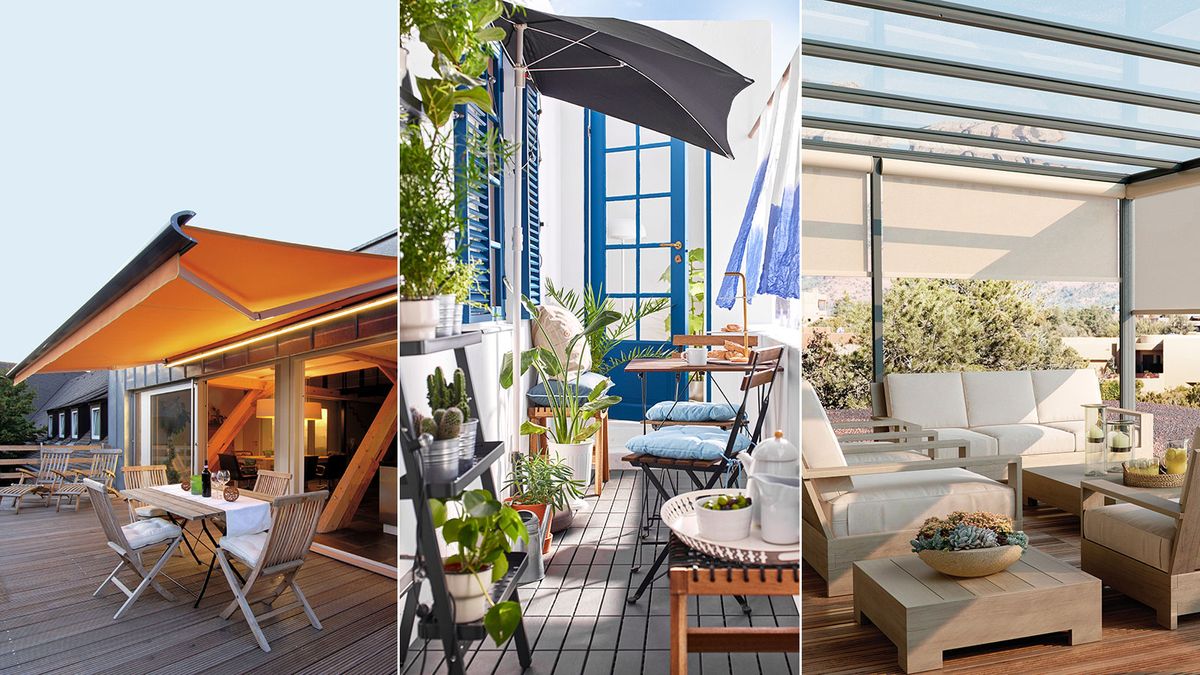 Balcony shade ideas: 15 ways to shelter it from the sun |