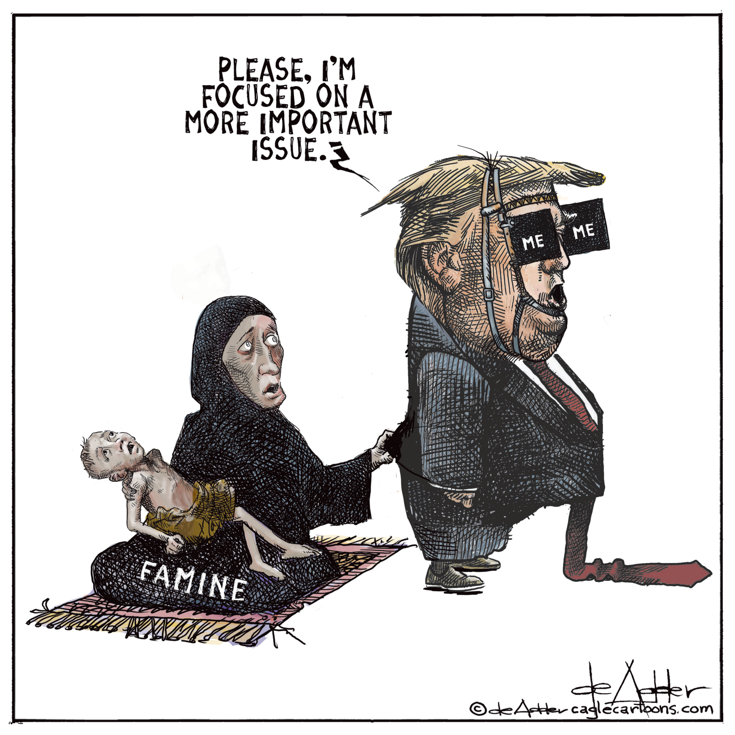 Political cartoon