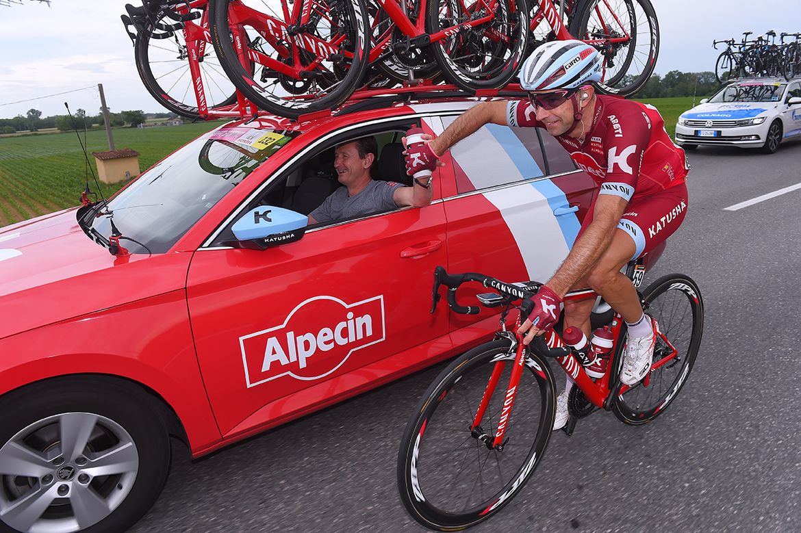 Angel Vicioso on stage 13 of the Giro d'Italia