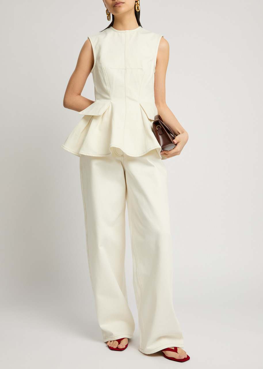 Cocoon Wide-Leg Jeans