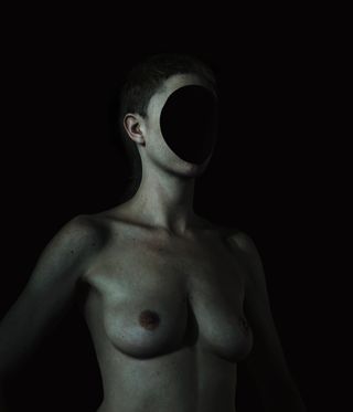 artwork of faceless nude woman