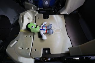 From video game Kerbalnaut to real-life zero-indicator, Kerbal Space Program's Jeb is seen on Boeing's CST-100 Starliner.