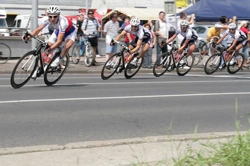 Mare&scaron;, Benc&iacute;k, Sinkewitz and Buch&aacute;cek form a little train.
