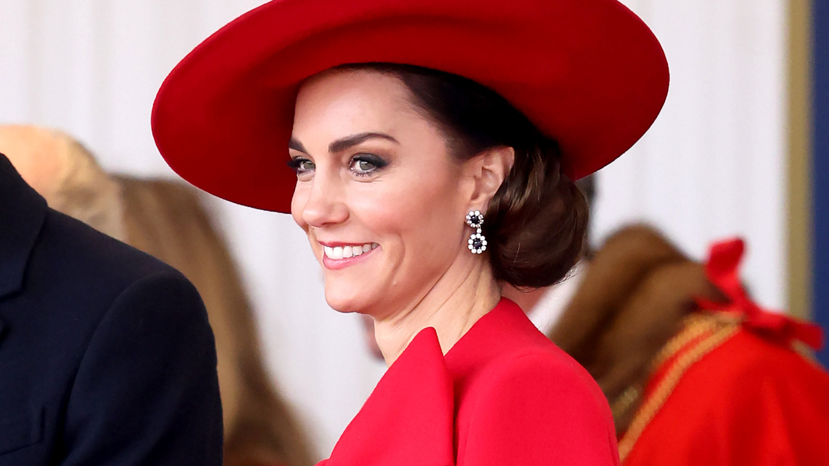 Princess Kate's Red Outfit for State Visit Was Pure Theater