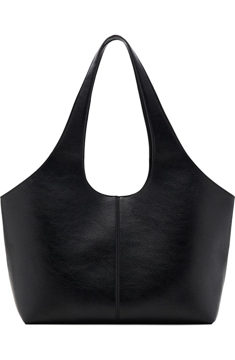 Large Faux Leather Shopper Tote
