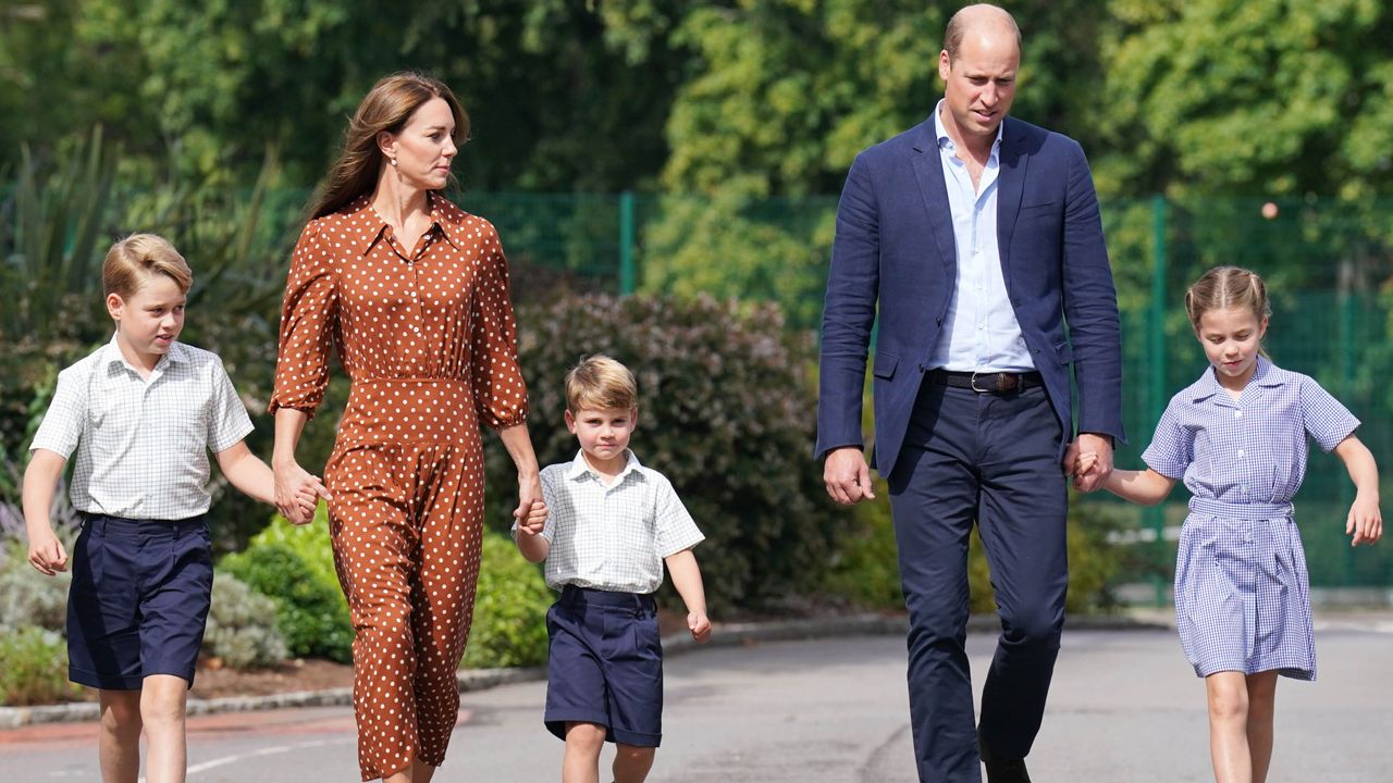 Kate Middleton Prince William shield children