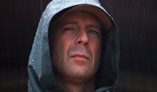 Bruce Willis as David Dunn in Unbreakable