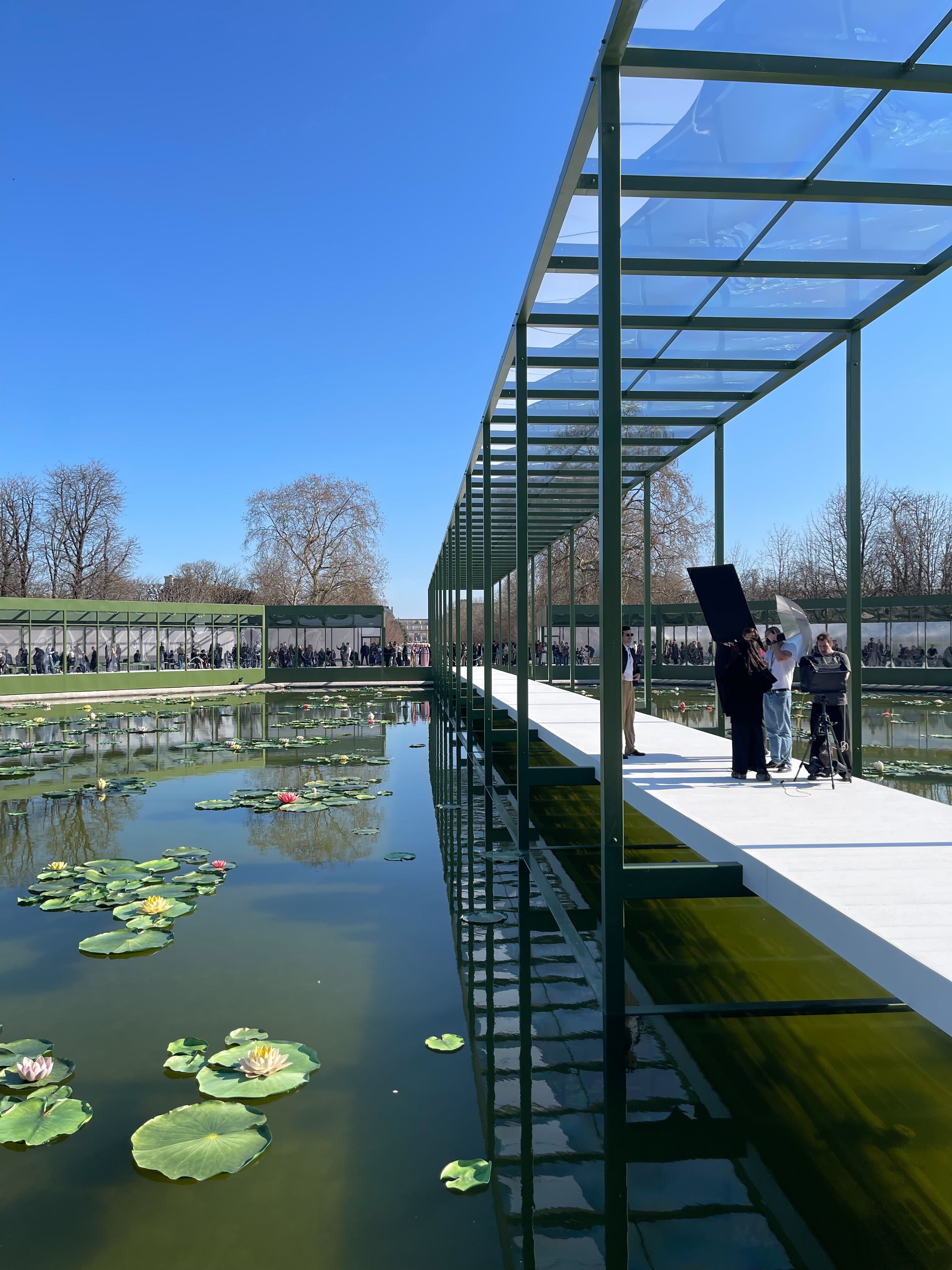 Dior A/W 2026 runway set at Paris Fashion Week