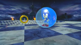 Sonic in Super Monkey Ball Banana Mania