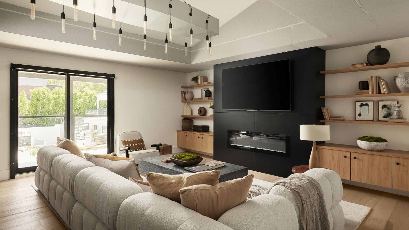 Monochrome living room