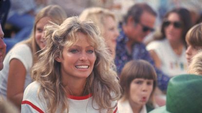 farrah fawcett on the beach