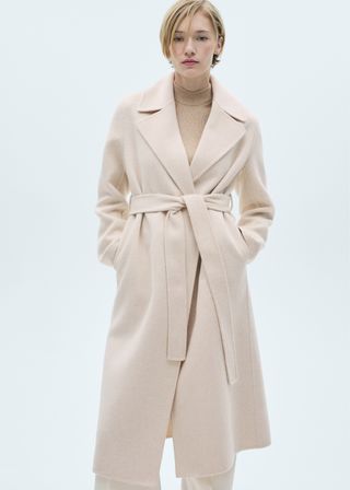 Belt Handmade Coat - Women | Mango Usa