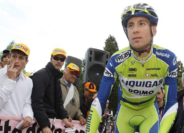 Vincenzo Nibali (Liquigas - Doimo) before the start of stage 8.