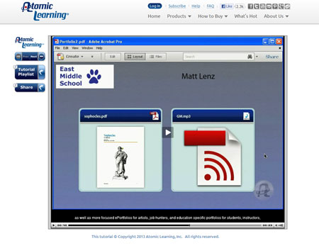 Video Tutorial: Acrobat X Pro: What is an ePortfolio?