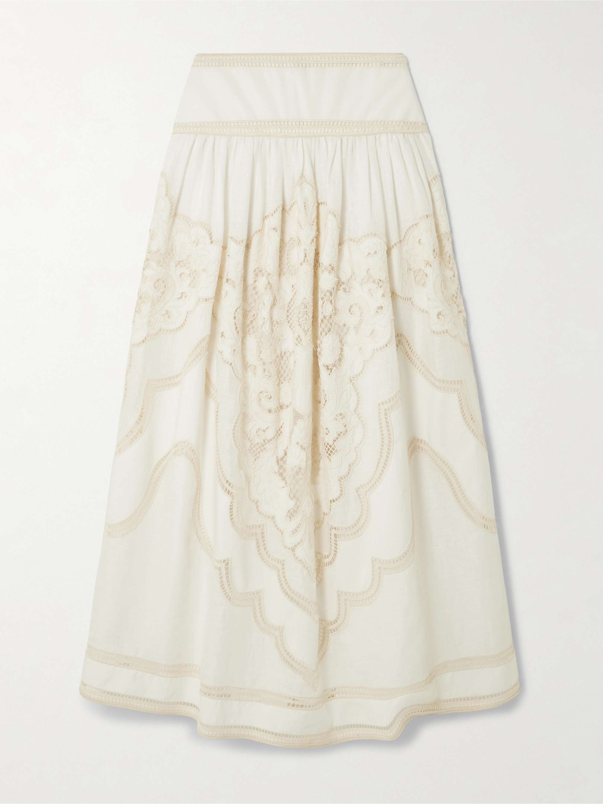 Daylight Broderie Anglaise Linen Maxi Skirt