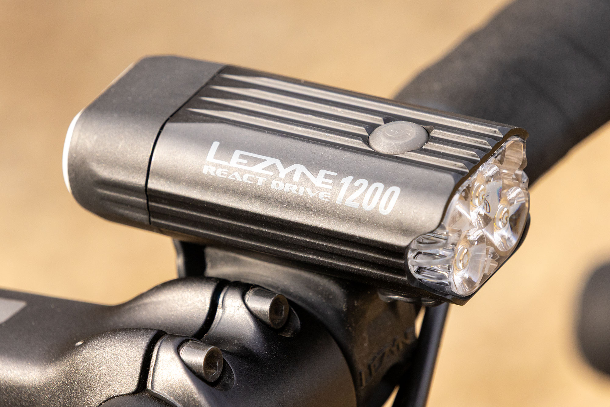 React Drive Front light, pictured from the side