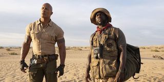 Dwayne Johnson and Kevin Hart in Jumanji: The Next Level