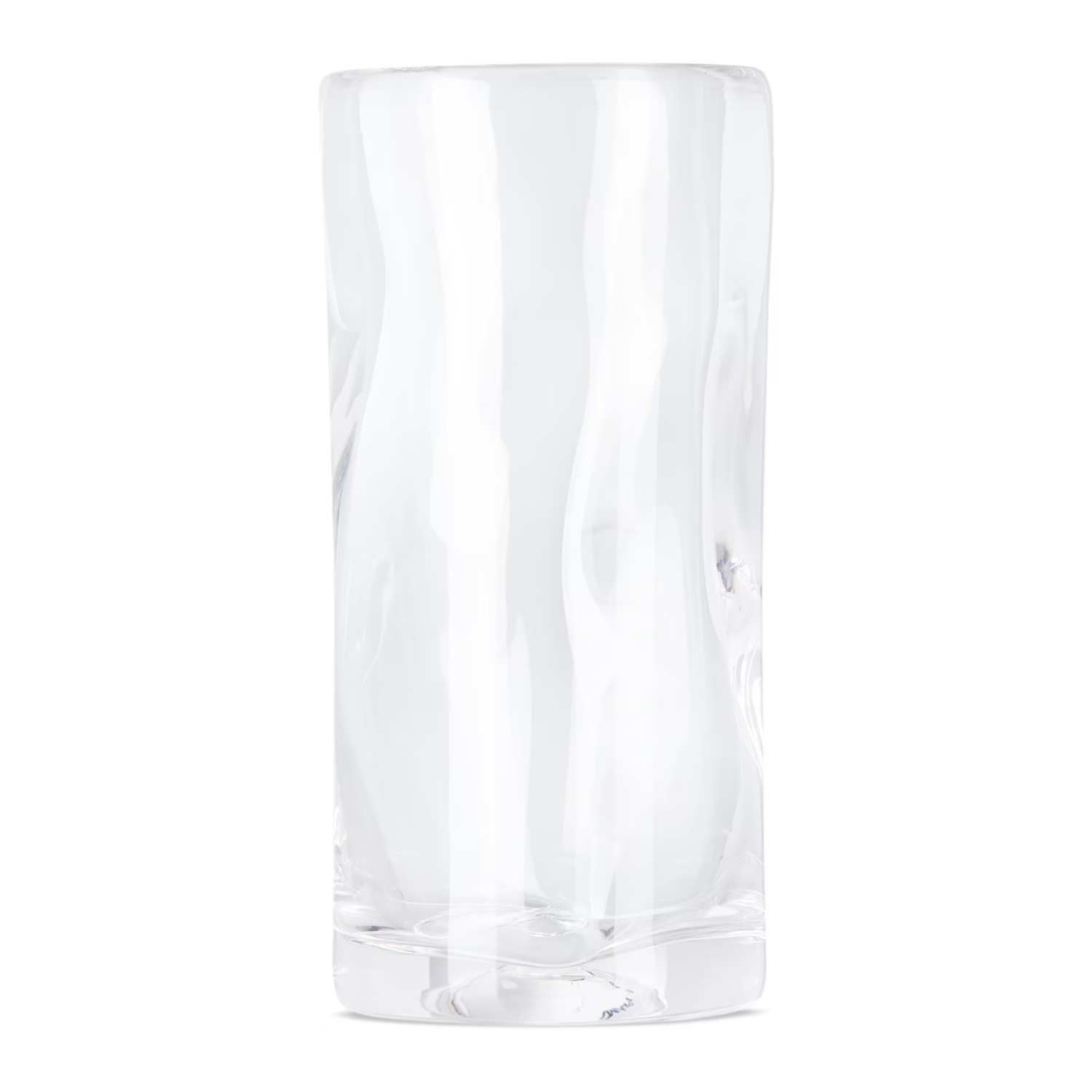 A tall textured glass vase from SSENSE
