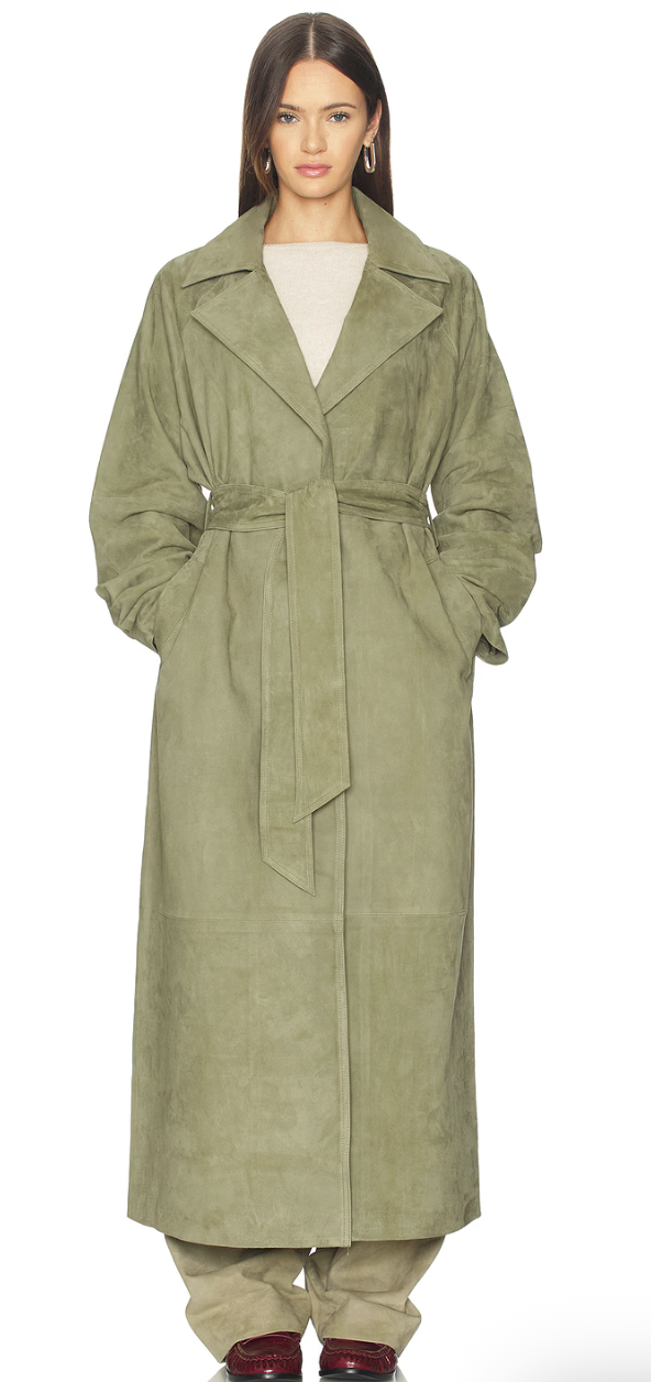 SRG, Louise Suede Coat