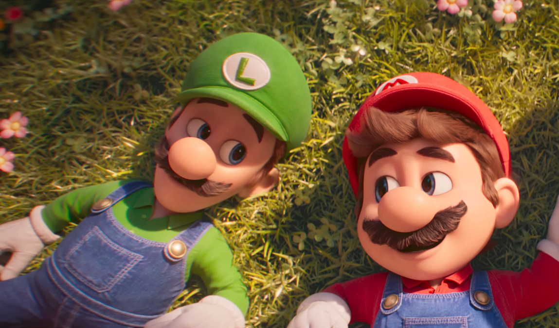 Luigi and Mario in the Super Mario Galaxy Movie trailer