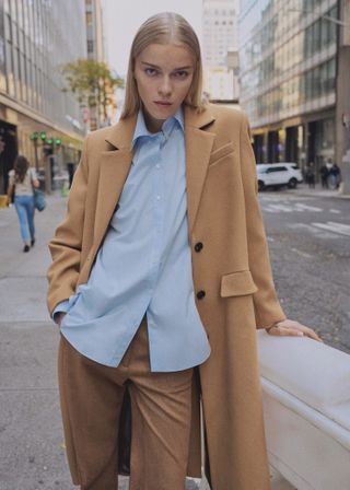 Tailored Wool Coat - Women | Mango United Kingdom