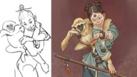 tutorial on gestures in character art