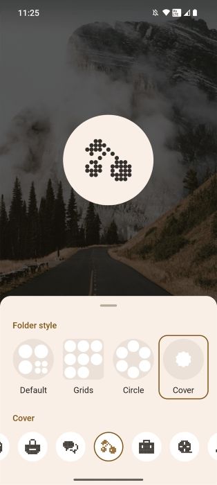 Nothing OS 2.0 folder options