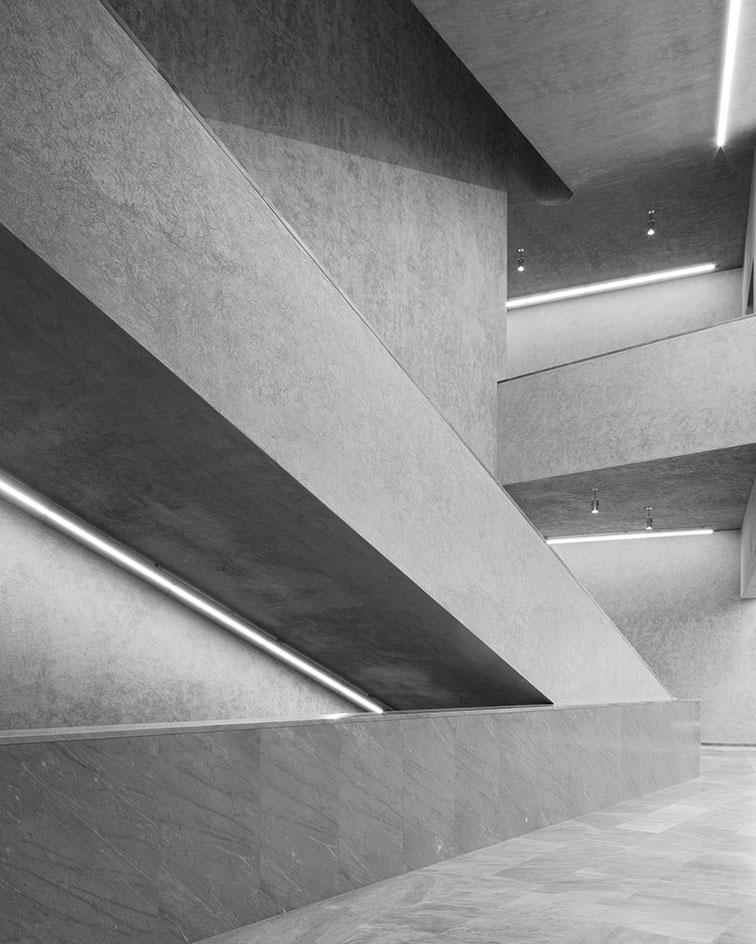 The extension includes a visitor-friendly ticketing and cloakroom services