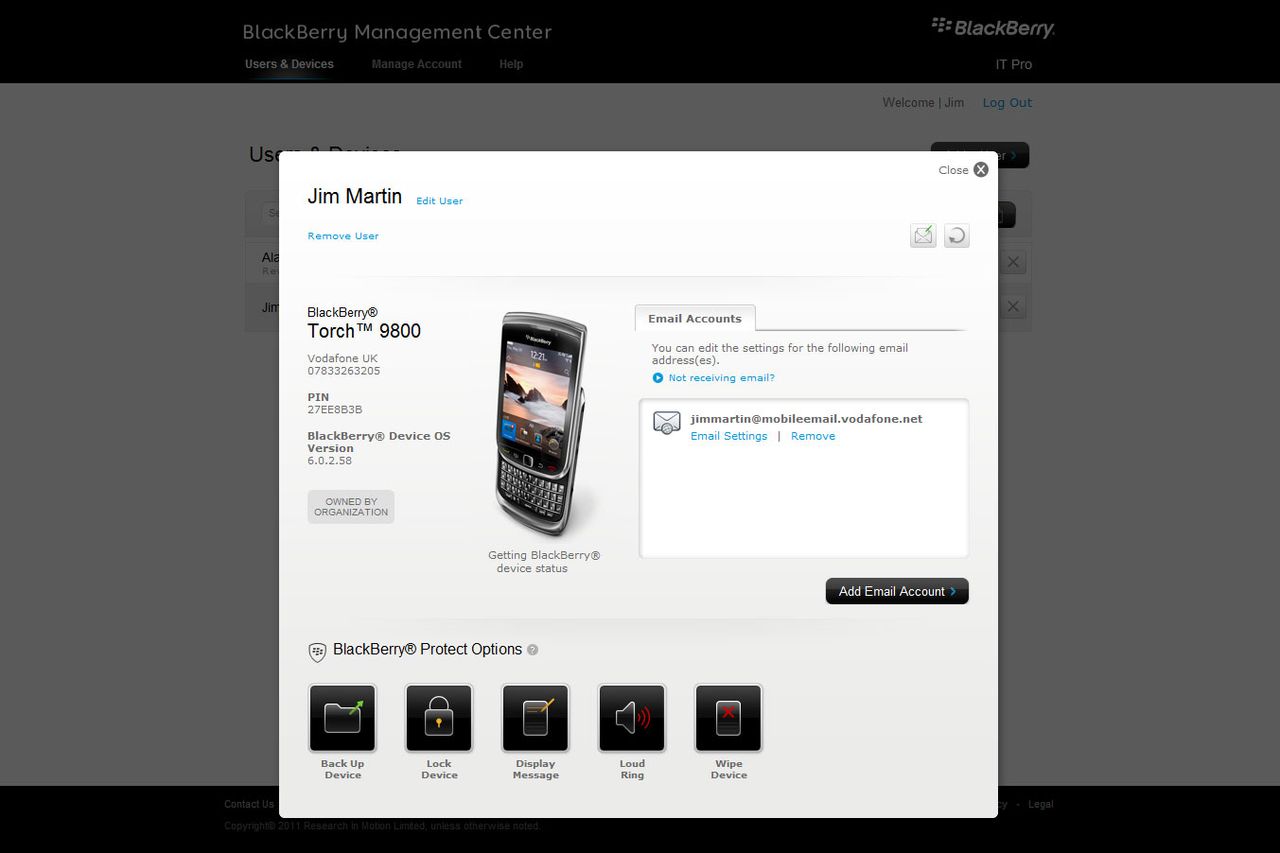 Step 9: Enable Blackberry Protect