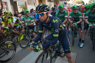 Alejandro Valverde before the start of stage 1 at the Ruta del Sol