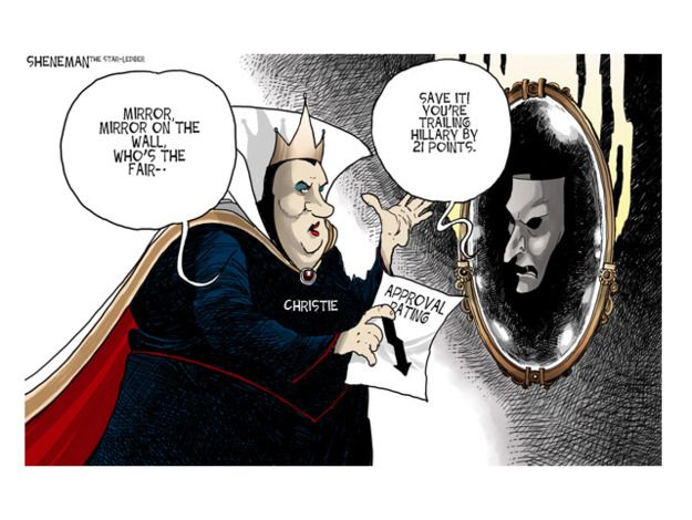 Political cartoon Chris Christie GOP