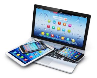 Laptop, tablet computer and cell phones
