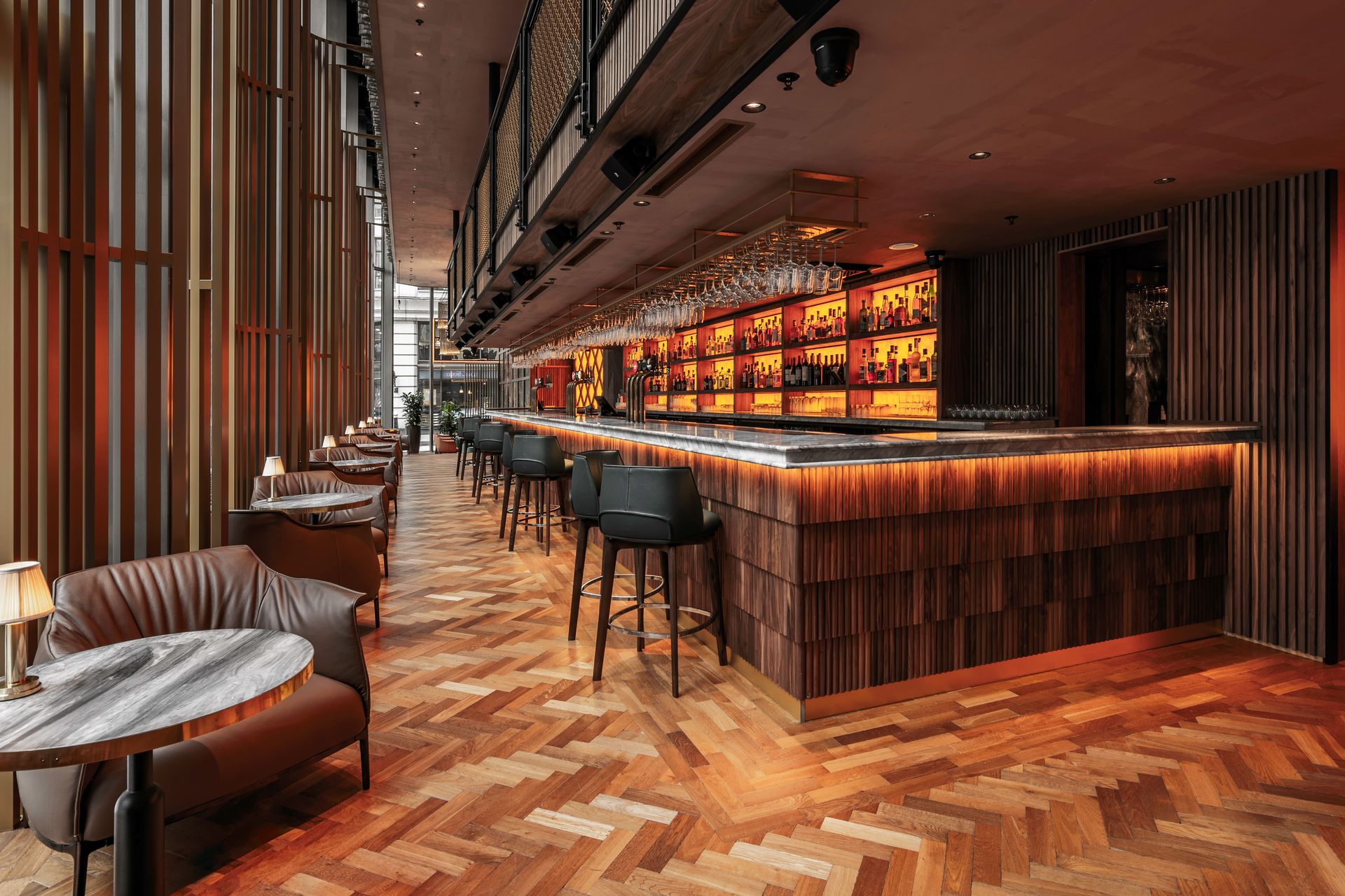 bar inside Fazenda Bishopsgate restaurant
