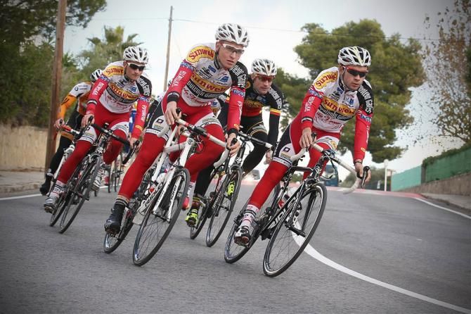 Sunweb-Napoleon Games team members are logging plenty of road miles at their Calpe, Spain training camp