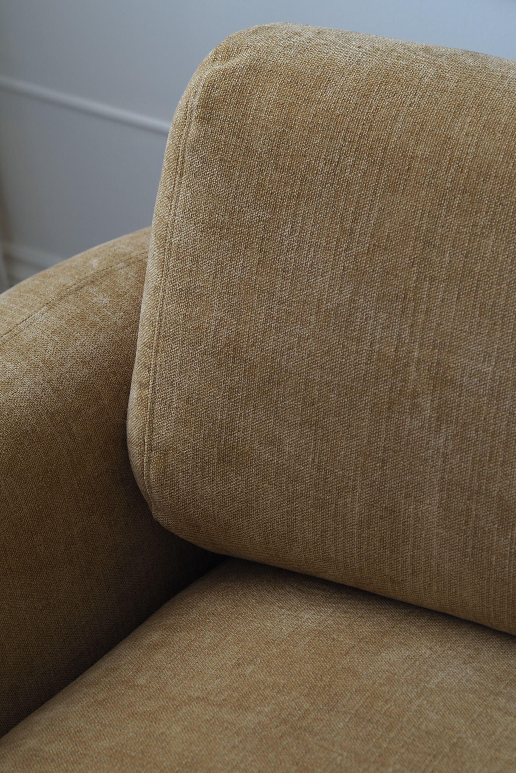Habitat Casper Fabric 3 Seater Sofa - Camel