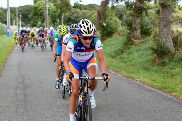 World Cup leader, Olympic Champion, Marianne Vos (Rabo Women) took an active role during the race