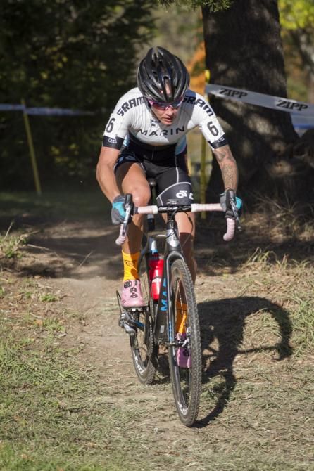 Nicole Duke late on during the race