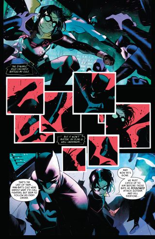 Art from Batman and Robin #10.