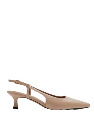 Slingback Leather Pumps