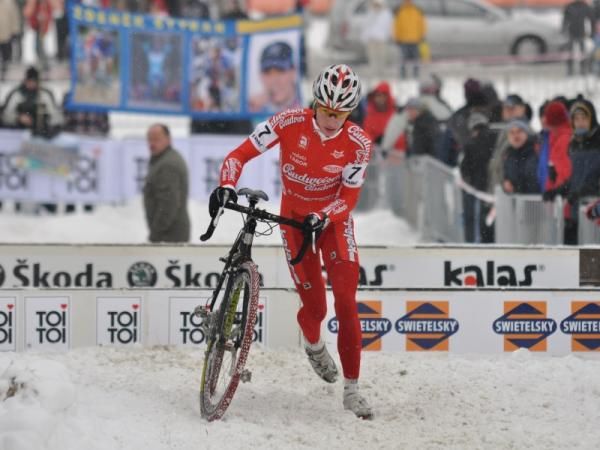 Ondrej Bambula at the barriers.