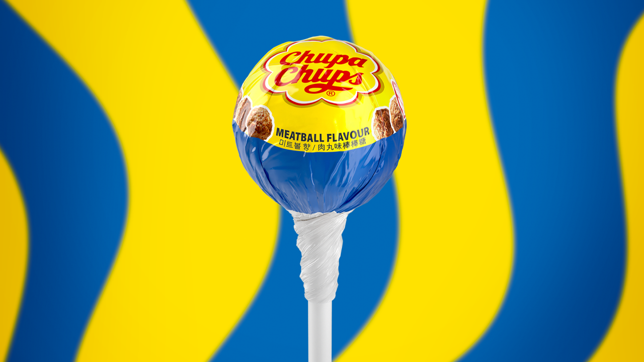'We heard you like Swedish candy' — IKEA's meatball-flavored lollipop started as an April Fools joke, but now it's really happening, and you can try it soon