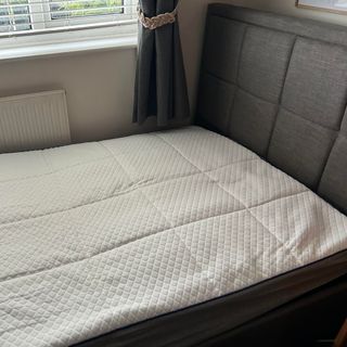 The Nectar Hybrid mattress being tested at home