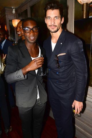 Tinie Tempah And David Gandy At The Tommy Hilfiger & Jonathan Newhouse Dinner