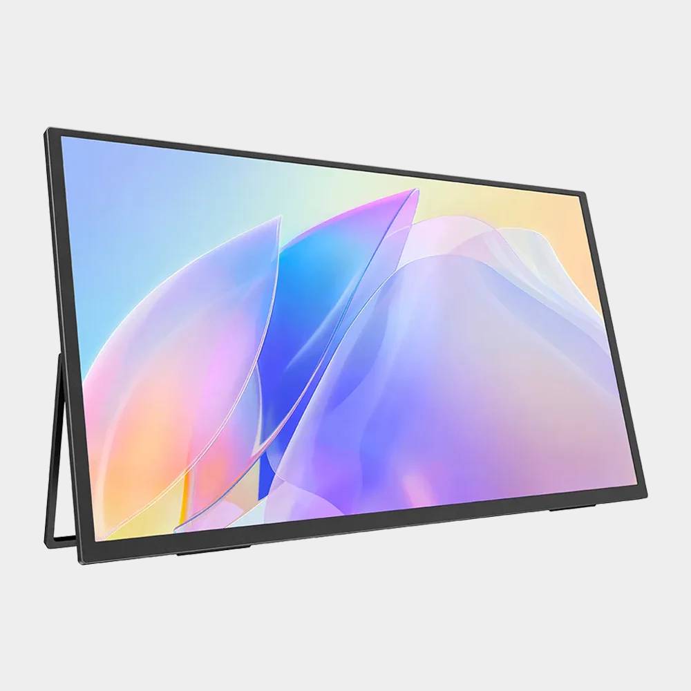 Uperfect Umax 24 portable monitor with grey backdrop