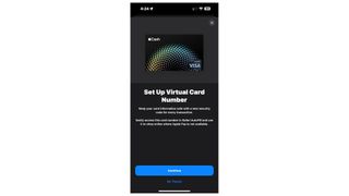 iOS 17.4 Beta Apple Cash generated card number set up