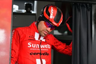 Tom Dumoulin (Team Sunweb) at the start of stage 5 of the Giro d'Italia